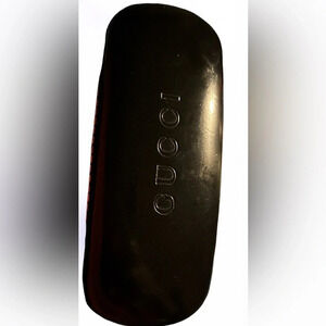 Authentic  Gucci Black leather Sunglasses case